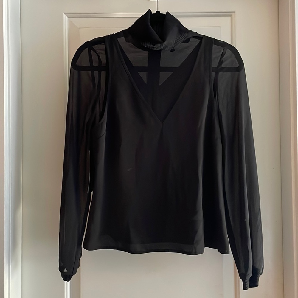 Marciano sheer turtleneck sweater